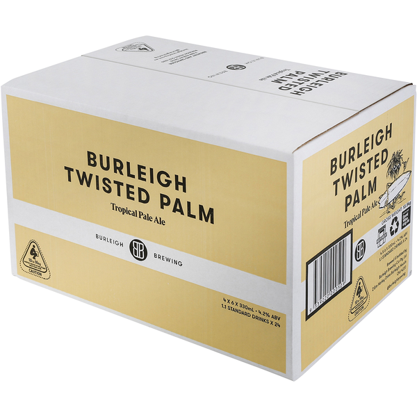 Burleigh Brewing Twisted Palm Tropical Pale Ale Case 24 x 330ml