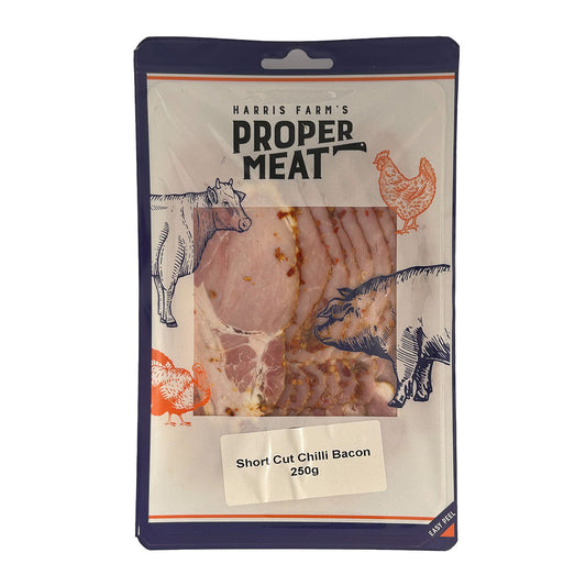 Harris Farm Australian Short Cut Chilli Bacon 250g