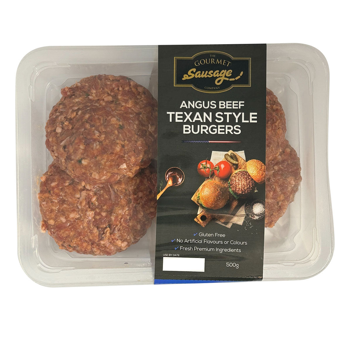 The Gourmet Sausage Texas Angus Beef Burger 500g
