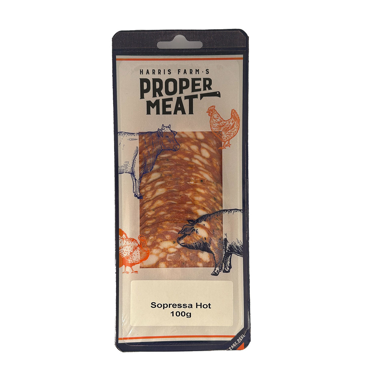 Harris Farm's Proper Meat Sopressa Hot 100g