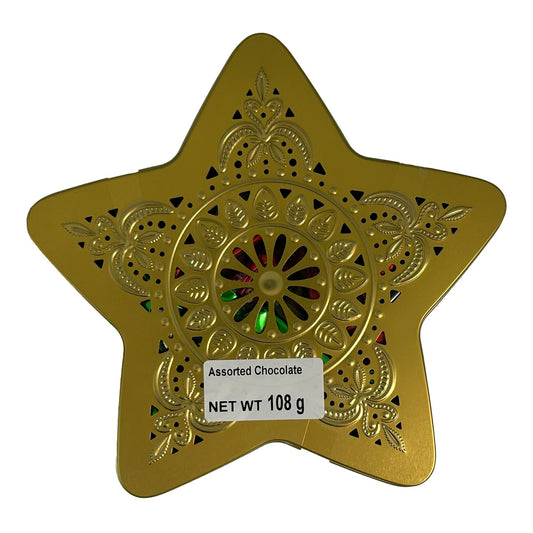 Windel Gold Ornamental Star Tin 108g