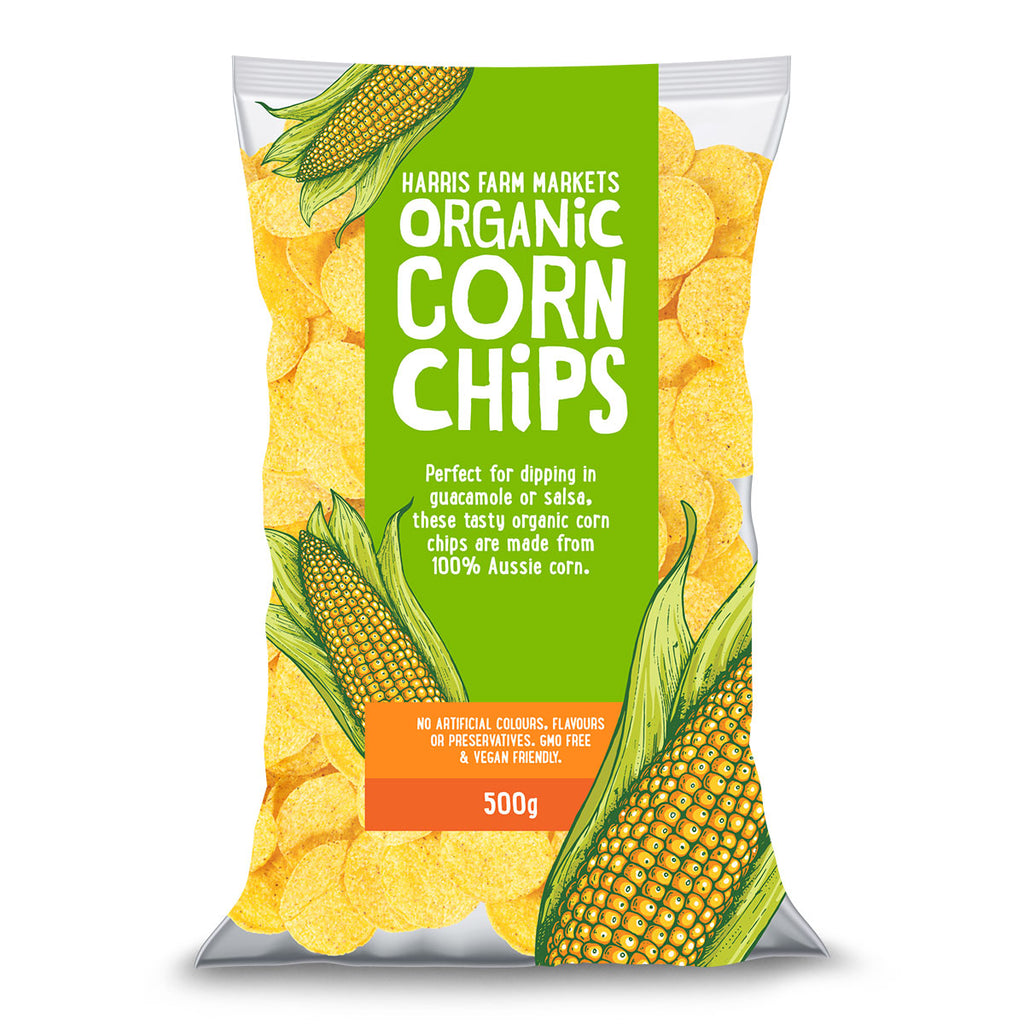 Harris Farm Organic Corn Chips 500g Harris Farm Markets