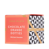 Koko Black Dark Chocolate Orange Dark Dotties Cube 70g