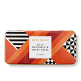 Koko Black Milk Chocolate Silly Snowmen and Topsy Trees Tin 150g
