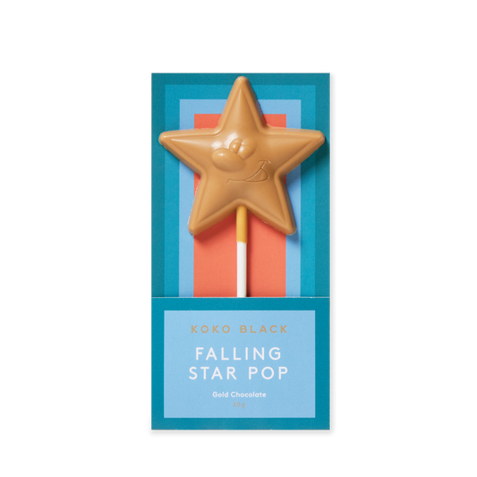Koko Black Gold Chocolate Falling Star Pop 20g
