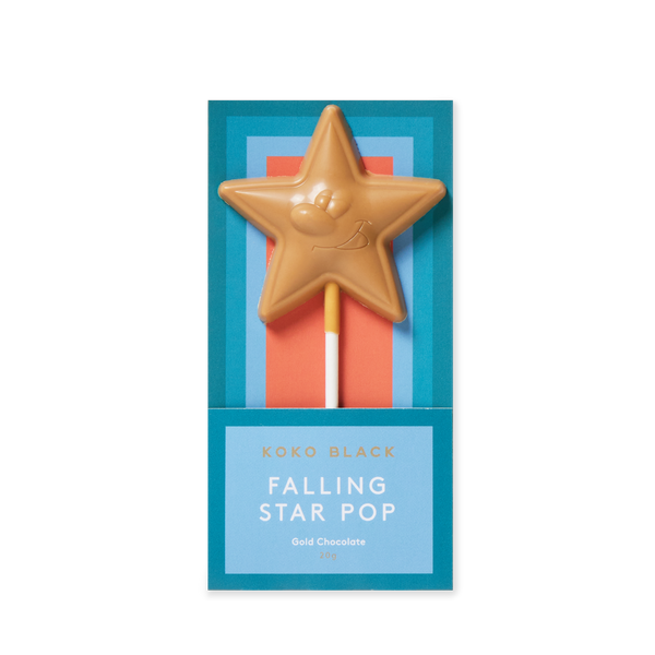 Koko Black Gold Chocolate Falling Star Pop 20g