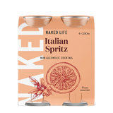 Naked Life Cocktail Italian Spritz 4 x 250ml | Harris Farm Online