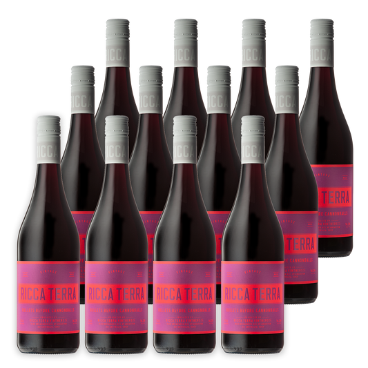 Ricca Terra Bullets Before Cannonballs Red Blend Riverland SA Case 12 x 750ml