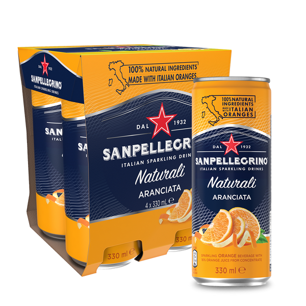 San Pellegrino Aranciata 4 x 330ml