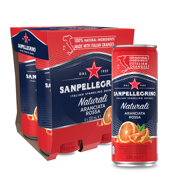 San Pellegrino Aranciata Rossa 4 x 330ml