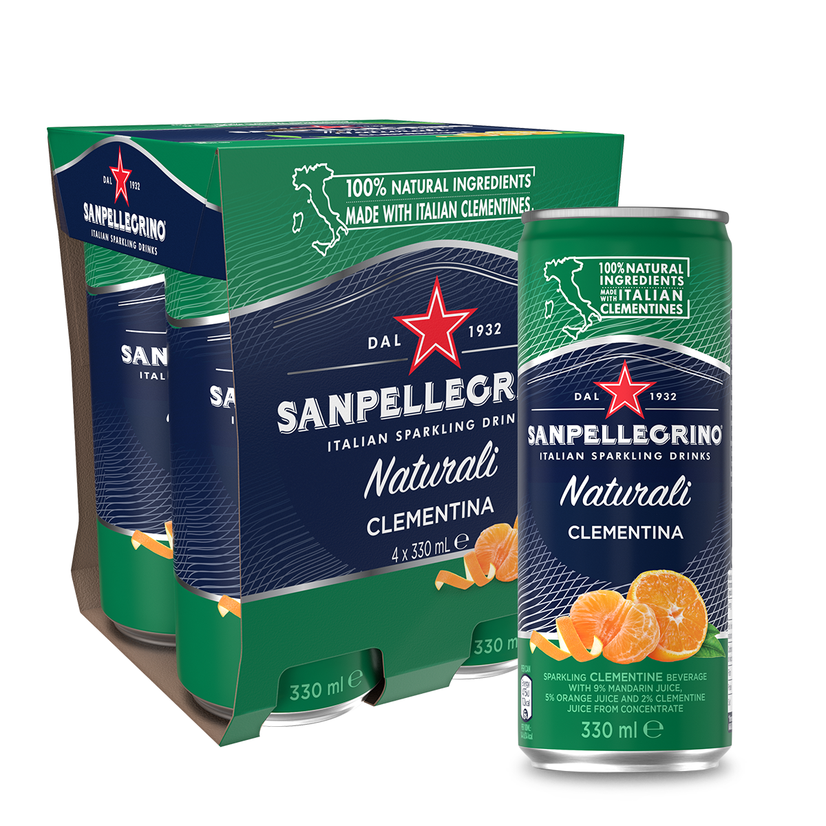 San Pellegrino Clementina 4x330mL