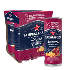 San Pellegrino Melograno and Arancia 4 x 330ml