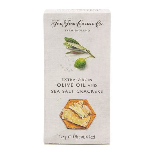The Fine Cheese Co Crackers Extra Virgin Olive Oil and Sea Salt 125g