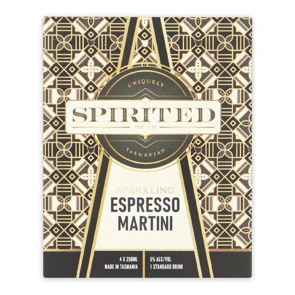 Spirited Sparkling Espresso Martini Can 4 x 250ml