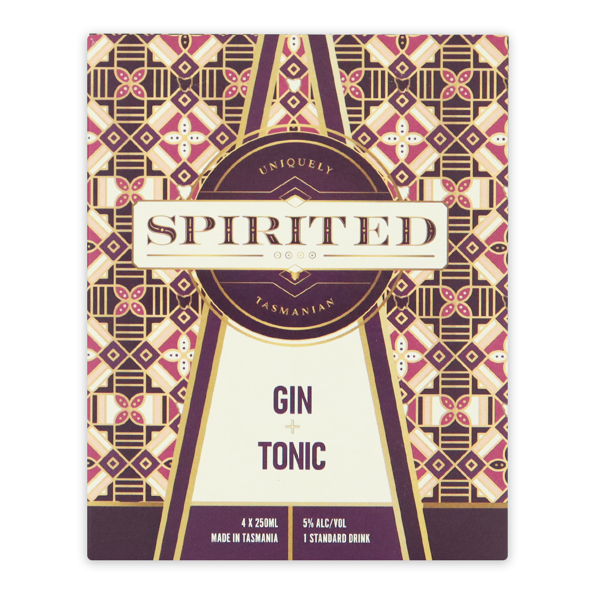 Spirited Sparkling Gin and Tonic Can 4 x 250ml
