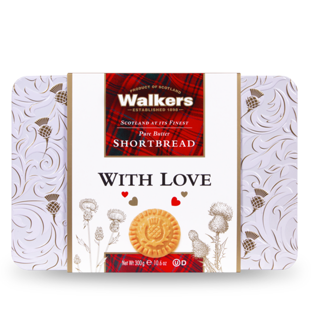 Walkers Shortbread With Love Thistle Tin 300g Harris Farm Markets