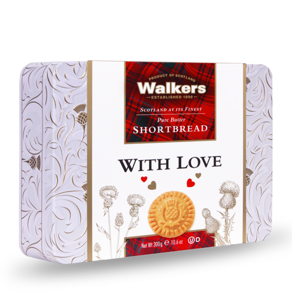 Walkers Shortbread With Love Thistle Tin 300g Harris Farm Markets