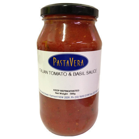 Pasta Vera Italian Tomatoes Mushroom Sauce 500g , Frdg3-Meals - HFM, Harris Farm Markets
