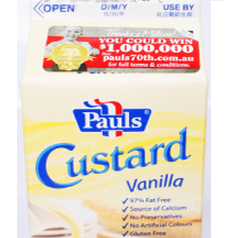 Pauls Vanilla Custard 1kg , Frdg2-Dairy - HFM, Harris Farm Markets
