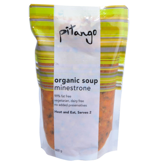 Pitango Organic Minestrone Soup 600g , Frdg3-Meals - HFM, Harris Farm Markets
