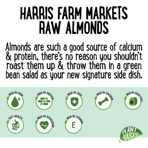 Harris Farm Almonds Raw 750g