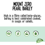 Mount Zero Bio-Dynamic Pearl Barley 500g
