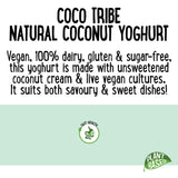 Coco Tribe Organic Coconut Milk Greek Style Natural Yoghurt 300g