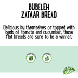 Bubeleh Bakery Za'atar Flat Bread x2 200g
