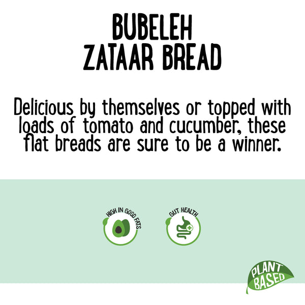 Bubeleh Bakery Za'atar Flat Bread x2 200g