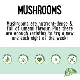 Mushrooms Swiss Brown Organic 180g