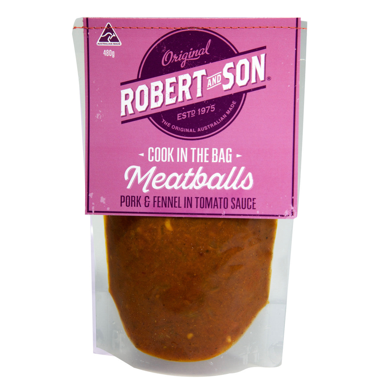 Robert & Son - Meatballs - Pork & Fennel in Tomato Sauce (480g)