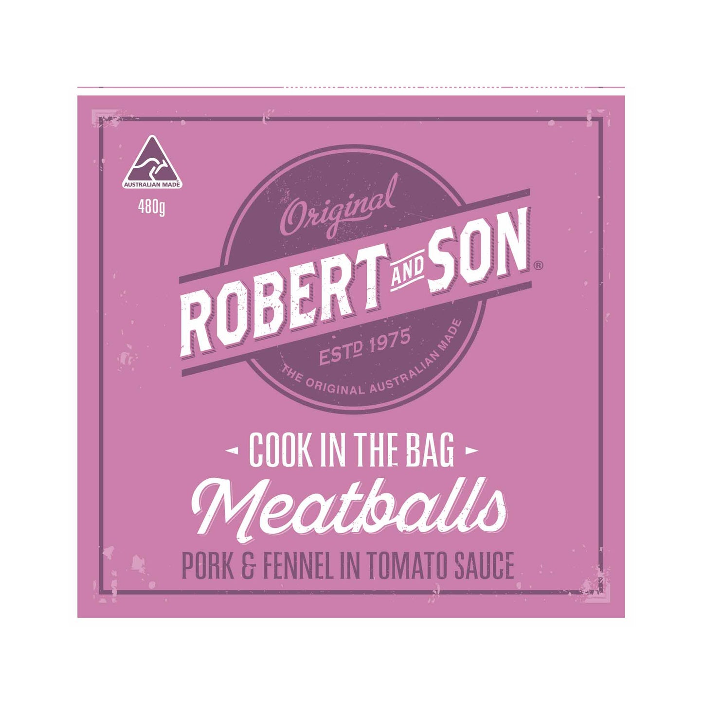 Robert & Son - Meatballs - Pork & Fennel in Tomato Sauce (480g)
