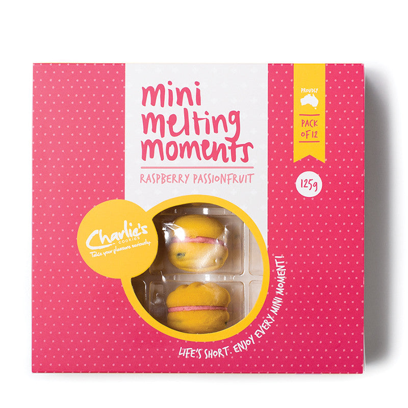 Charlies Rasp & Pass Melting Moments 125g , Grocery-Biscuits - HFM, Harris Farm Markets
