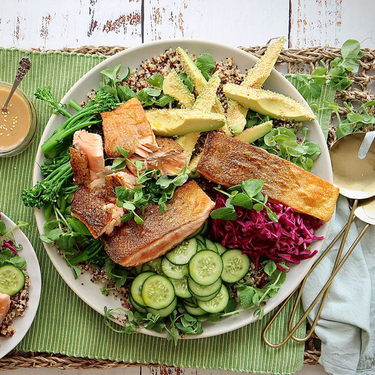 Crispy Salmon Poke Bowl
