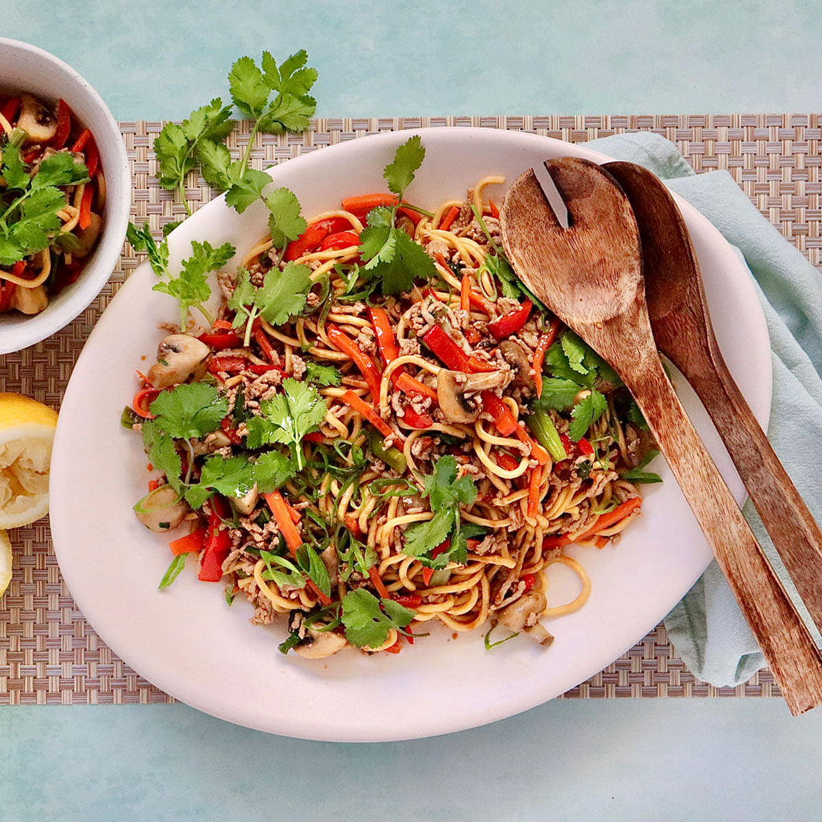 Hokkien Pork Noodles - with Veggies and Black Bean Sauce | Harris Farm Online