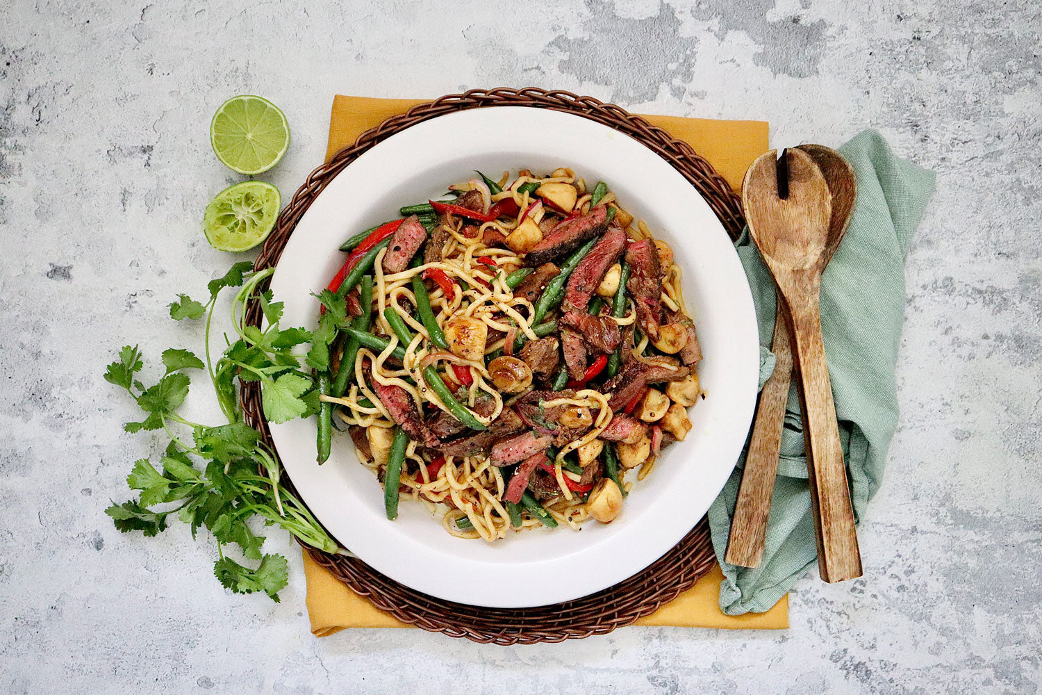 Tamarind Honey and Lime Beef Stir Fry Noodles | Harris Farm Online