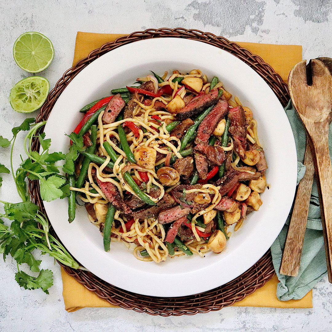 Tamarind Honey and Lime Beef Stir Fry Noodles | Harris Farm Online
