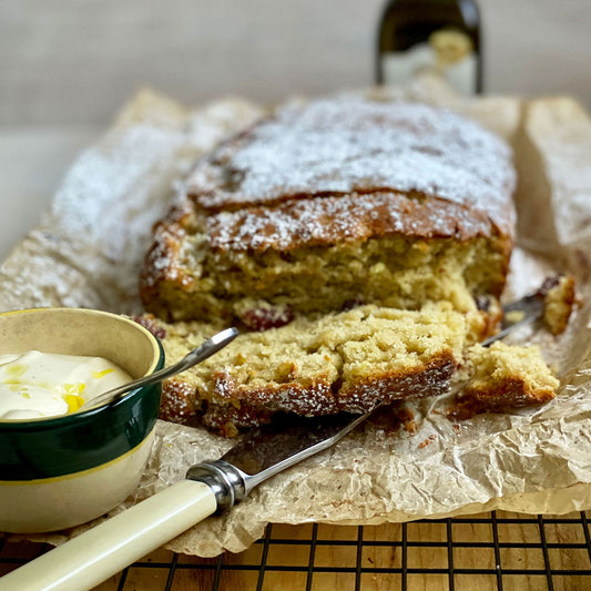 Olive Oil Pear and Lemon Cake - with Vanilla Double Cream | Harris Farm Online