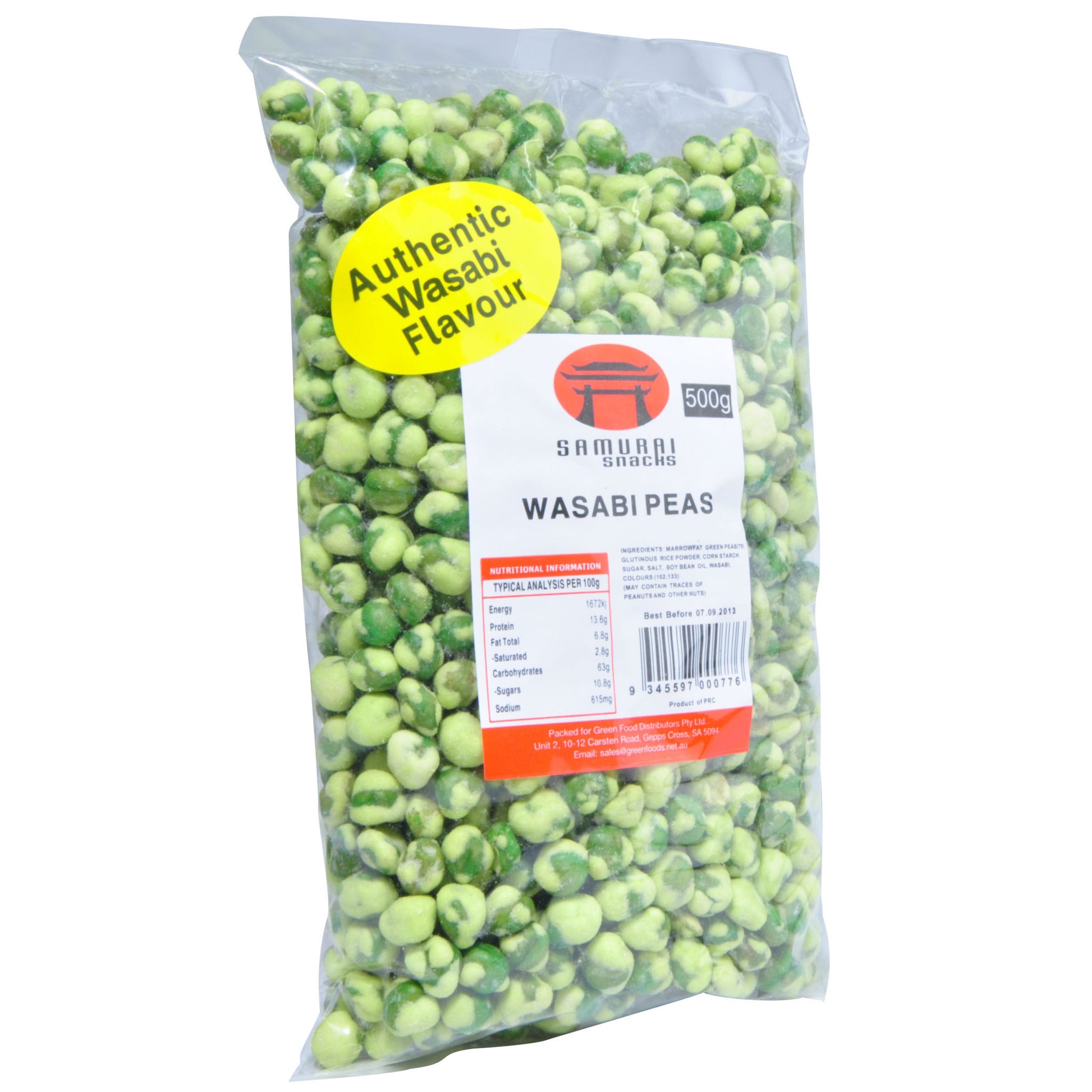 Samurai Wasabi Peas 500g , Grocery-Confection - HFM, Harris Farm Markets
