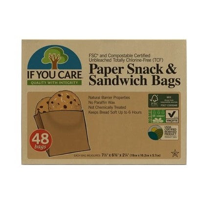 If You Care Paper Snack & Sandwich Bags | Harris Farm Online