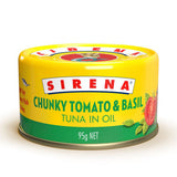 Sirena Tuna Chunky Tomato and Basil in Oil 95g | Harris Farm Online