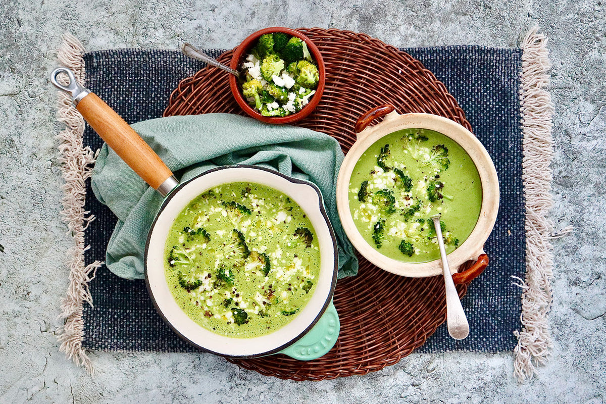 Broccoli and Feta Cheese Soup