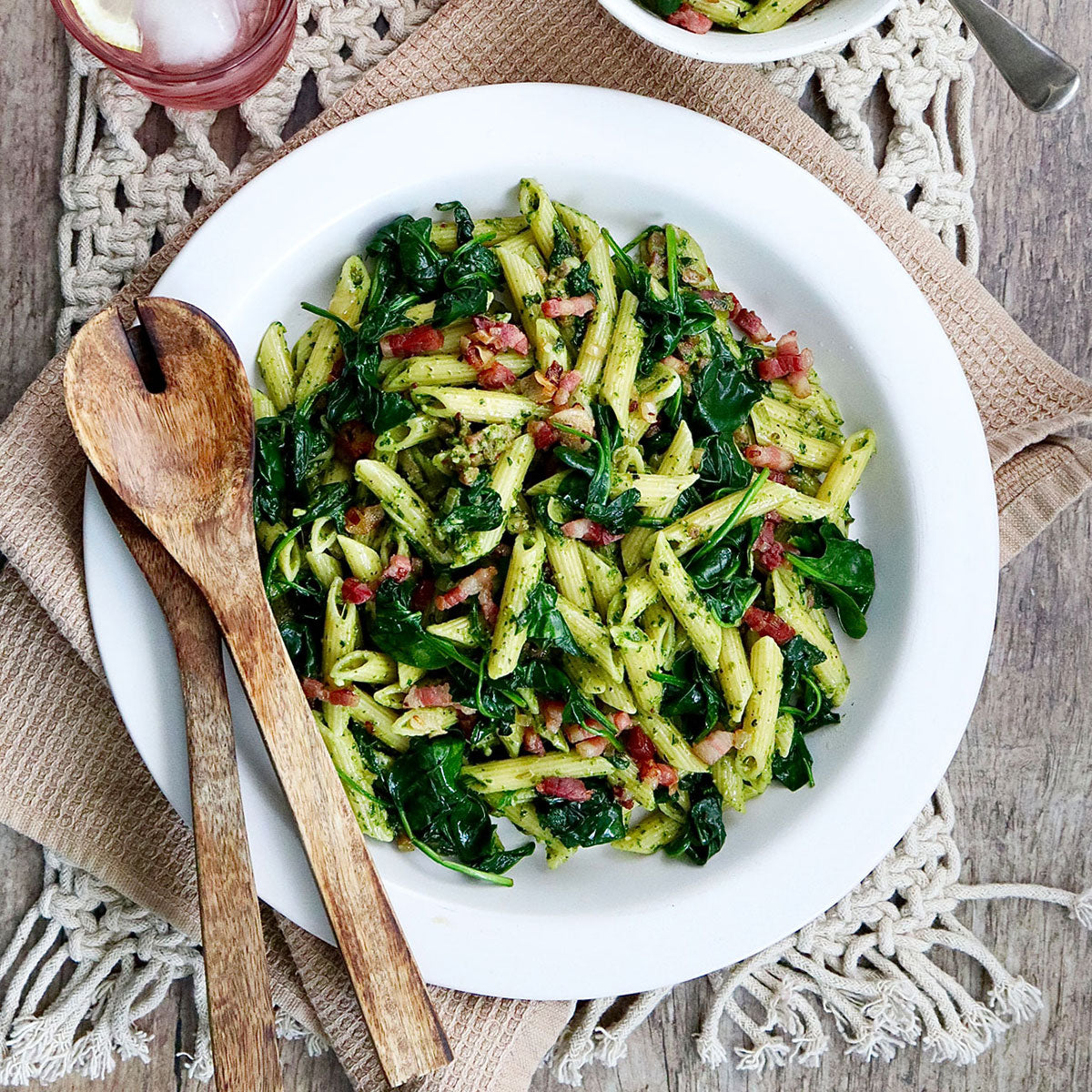 Pesto and Pancetta Penne Pasta  | Harris Farm Online