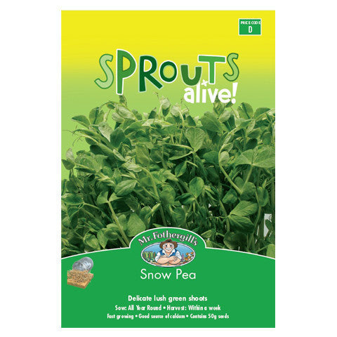 Sprouts Snow Pea Alive Prepack (100g) , S13S-Veg - HFM, Harris Farm Markets
