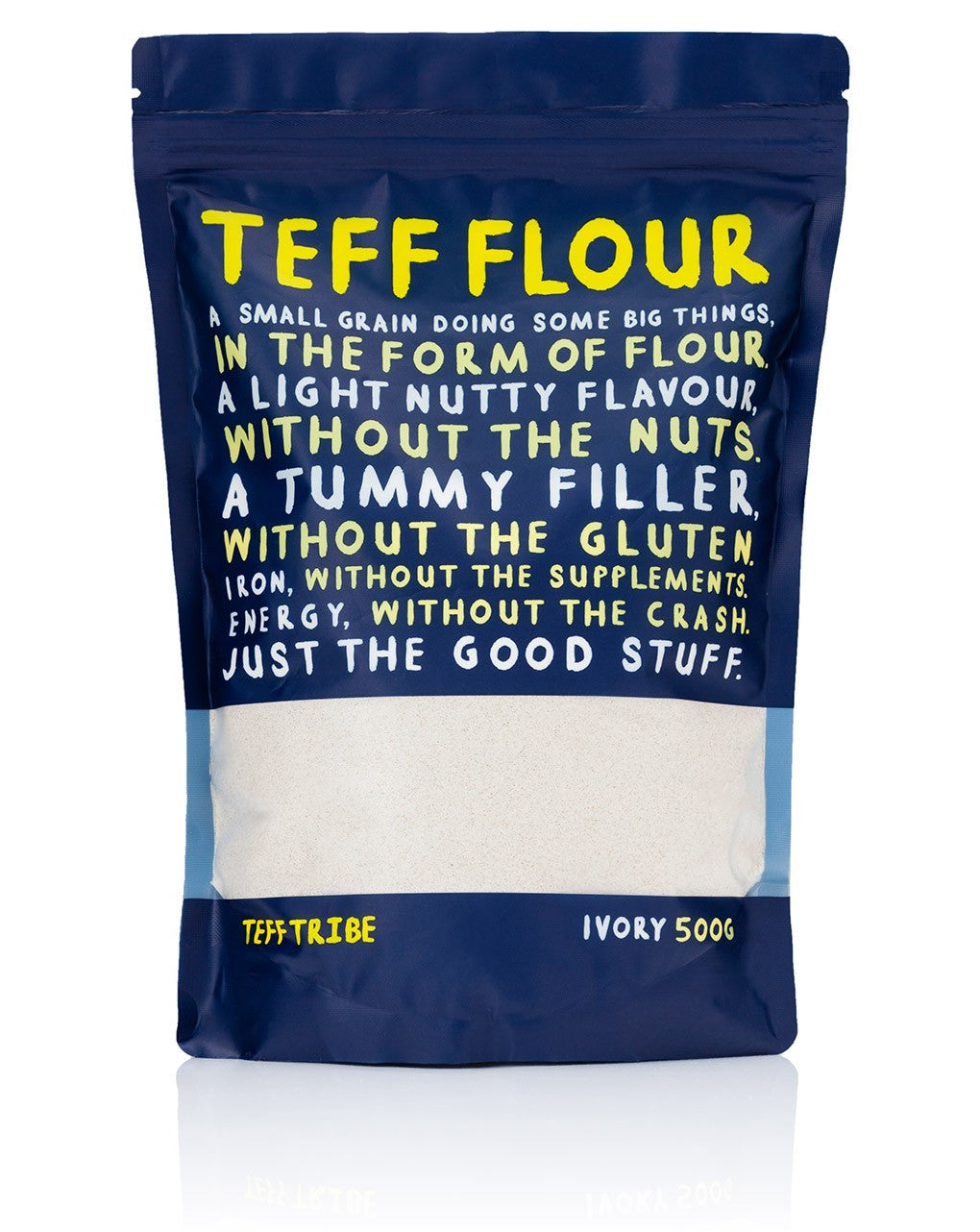 Teff Tribe Ivory Flour 500g , Grocery-Grains - HFM, Harris Farm Markets
 - 1