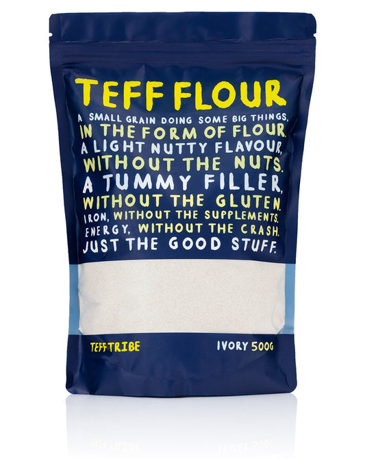 Teff Tribe Ivory Flour 500g , Grocery-Grains - HFM, Harris Farm Markets
 - 1