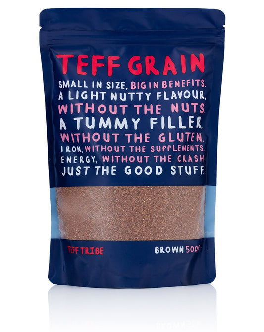 Teff Tribe Brown Grain 500g , Grocery-Grains - HFM, Harris Farm Markets
 - 1
