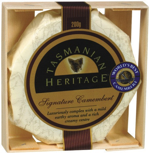 Camembert Tasmanian Heritage Signature 200g , Frdg1-Cheese - HFM, Harris Farm Markets
