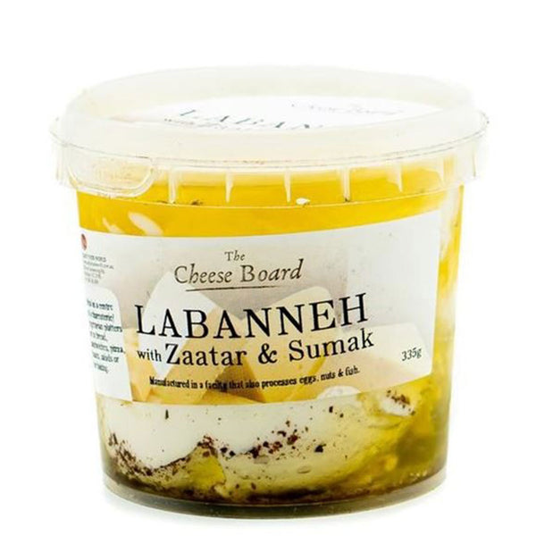The Cheese Board Zaatar and Sumac Labanneh Cheese 335g | Harris Farm Online