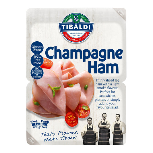 Deli Champagne Ham 100g Tibaldi , Frdg4-Deli - HFM, Harris Farm Markets
